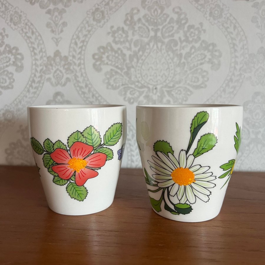 Cutler muggar sommarblommor • Mugg Kopp Kaffe Te Kök Porslin Vilda blommor