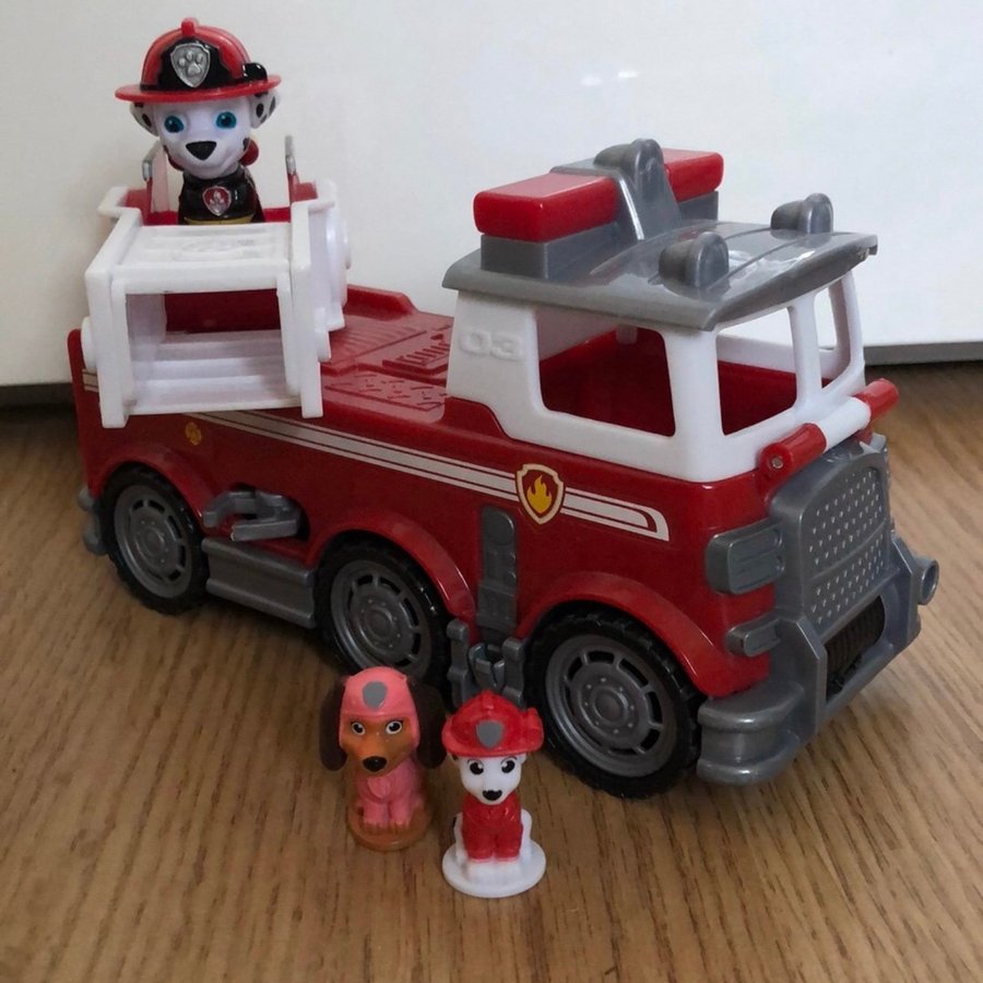 Paw Patrol Brandbil med figurer julklapp