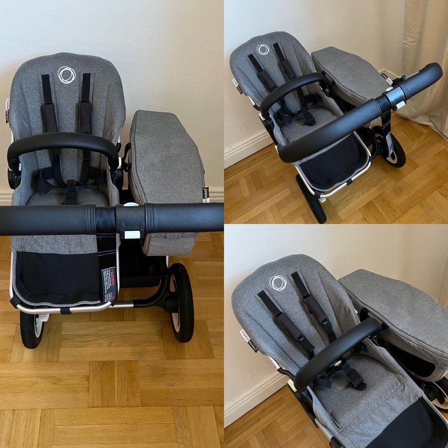 Bugaboo Donkey1/2 Duo handtagsskydd + bygelskydd