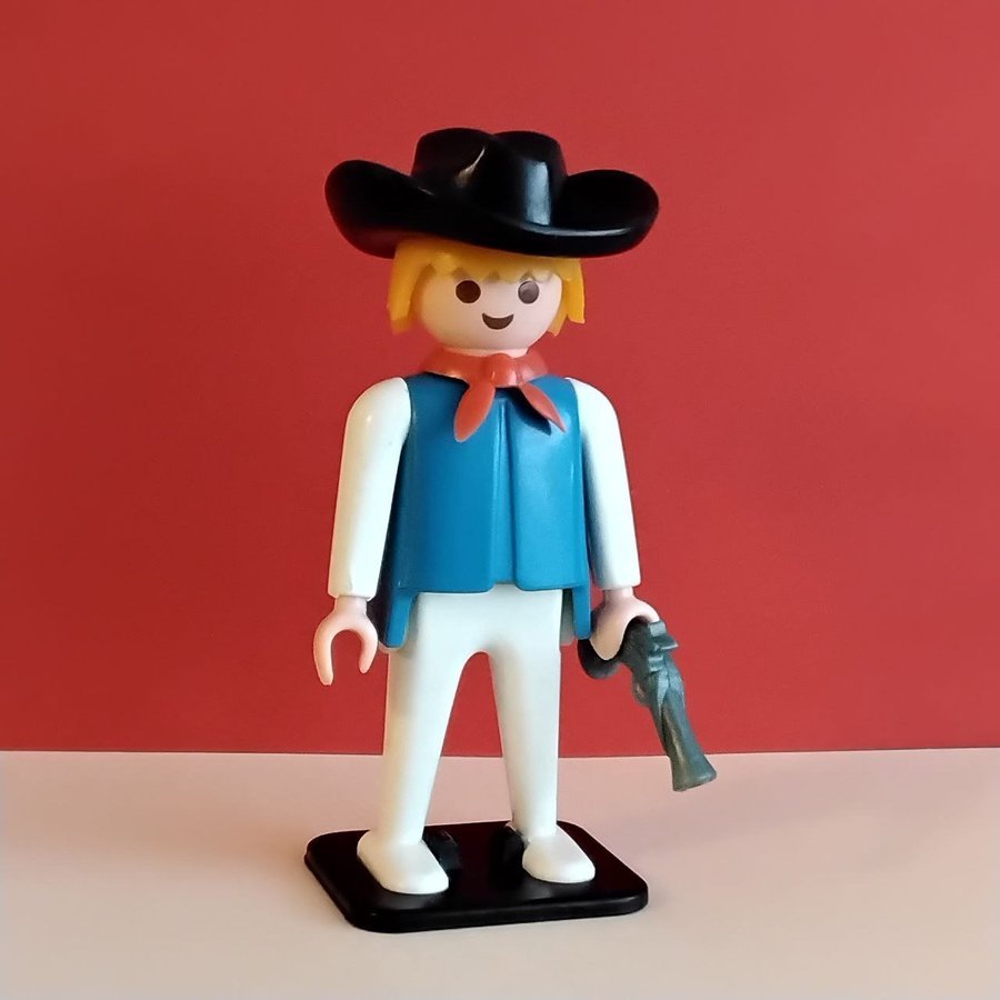 Playmobil cowboy med hatt och pistol (3578/3418/3476/4300)