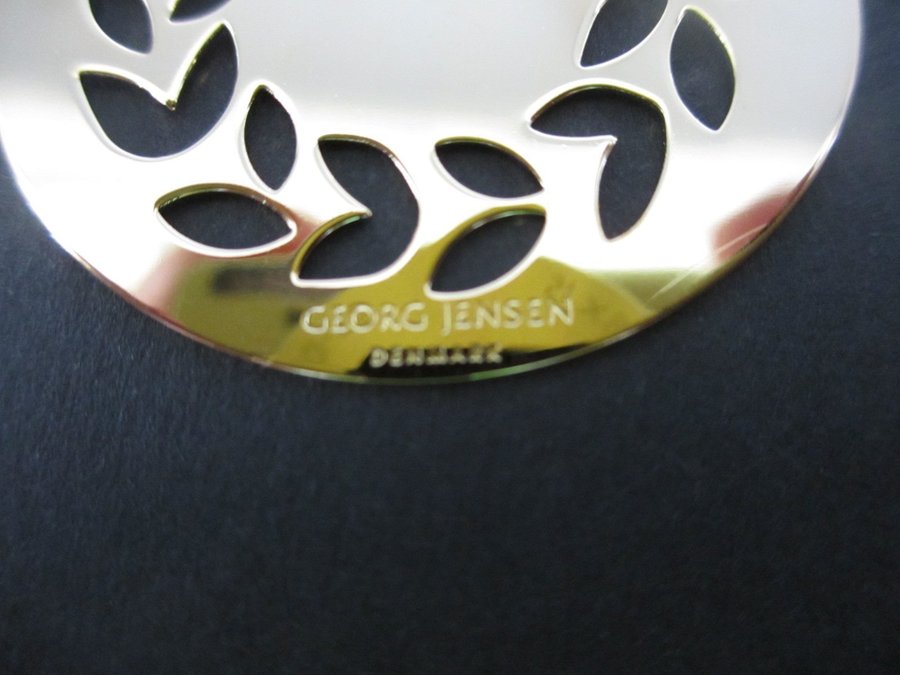 2 helt nya Georg Jensen hänge guld gåvoband till julklappen