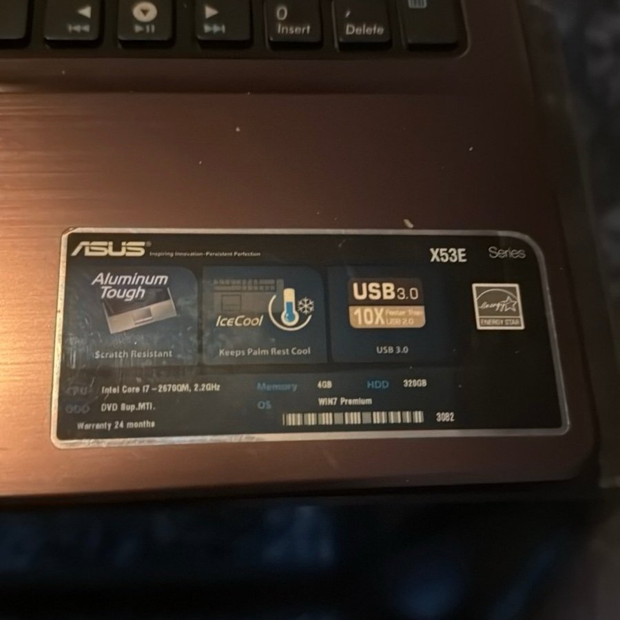 ASUS X53E Laptop