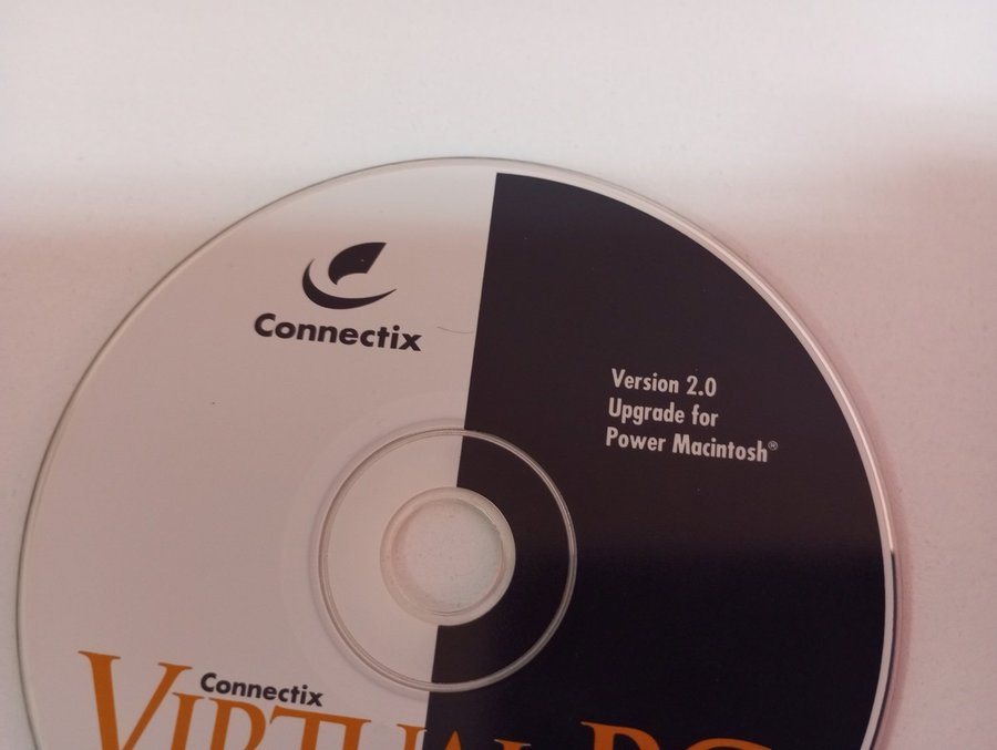 Connectix Virtual PC 20 Upgrade CD ROM för Power Macintosh Engelsk 1999