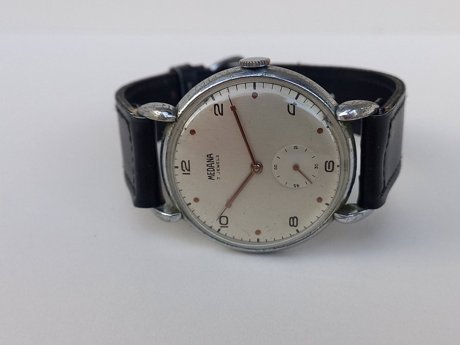 Vintage Medana 7 Jewels Manual Wind Wristwatch