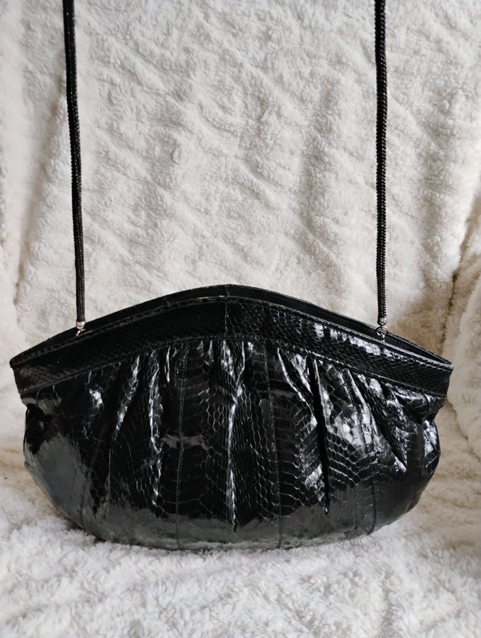 DiVina snakeskin evening bag