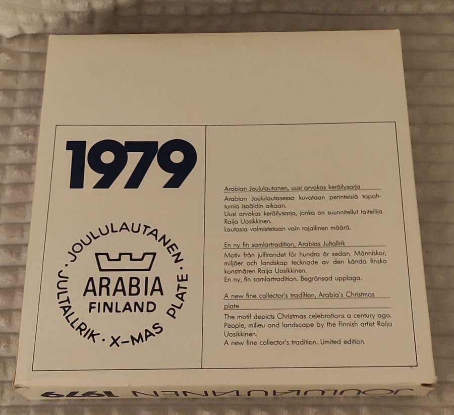 Arabia Jultallrik 1979