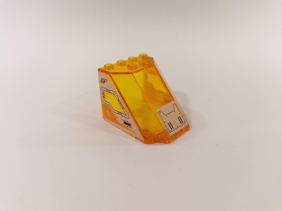 Lego - transparent - ruta - Windscreen - part ? - trans orange