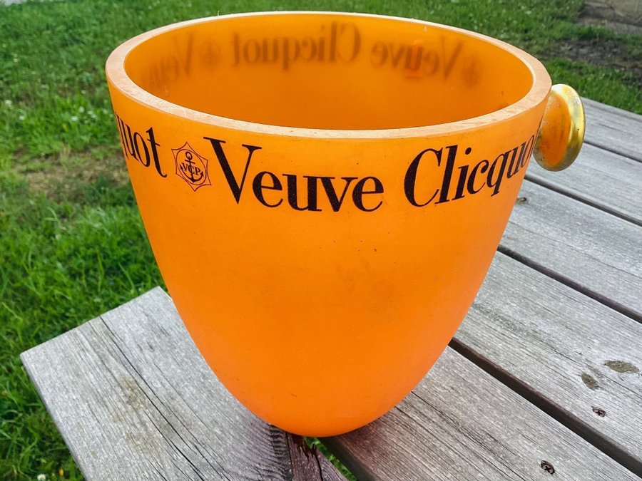 Veuve clicquot champagne hink orange samling