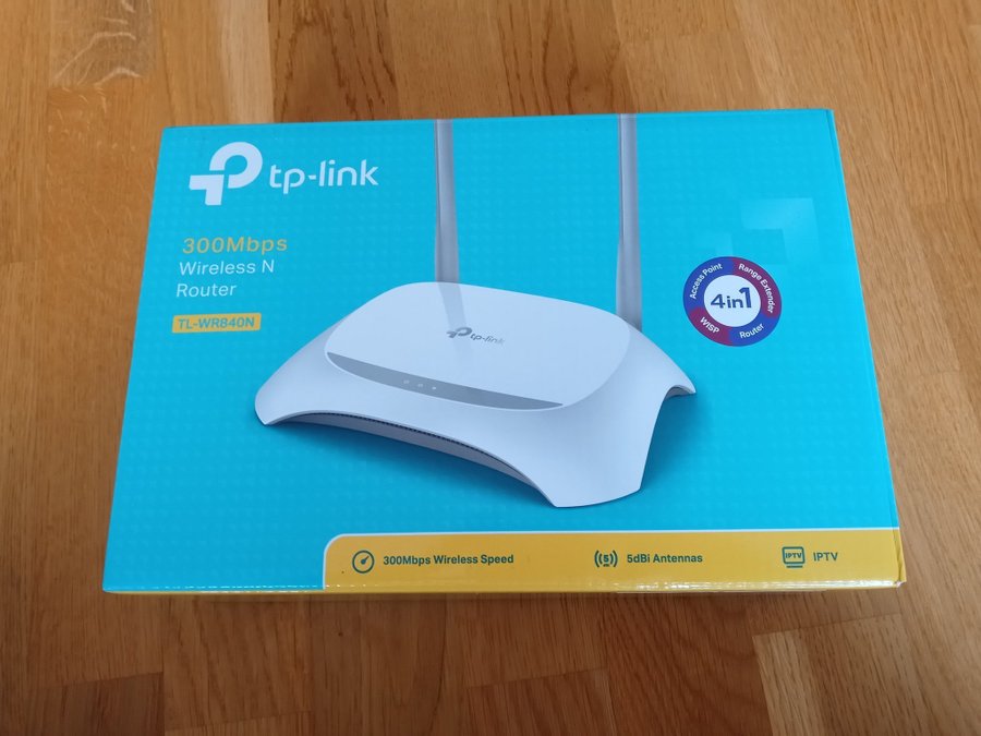 TP-Link TL-WR840N 300Mbps Trådlös Router