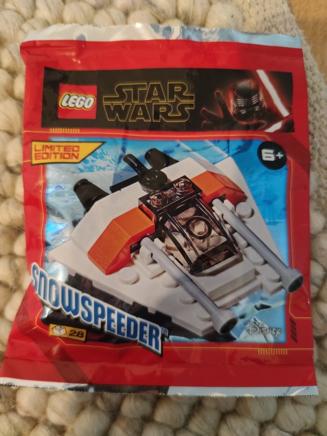 Lego, Starwars Minifigur " SNOWSPEEDER"NY/oöppnad