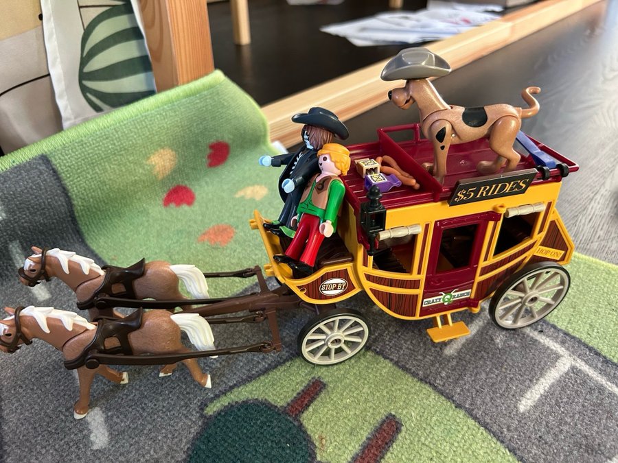 Playmobil Western Stagecoach med hästar