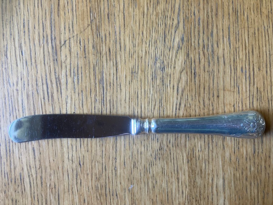 Silverkniv Smörkniv med handtag i silver från 1955