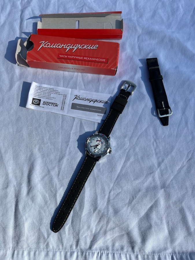 NOS Automatisk Vostok Komandirskie Fullset