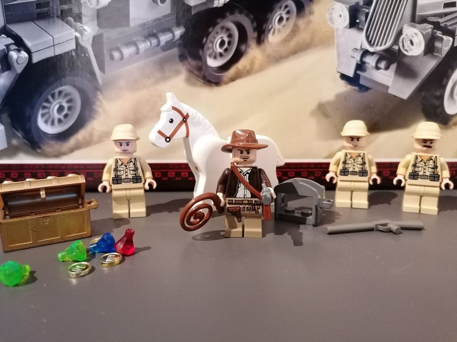 LEGO Indiana Jones 7622, komplett! , race for the stolen treasure