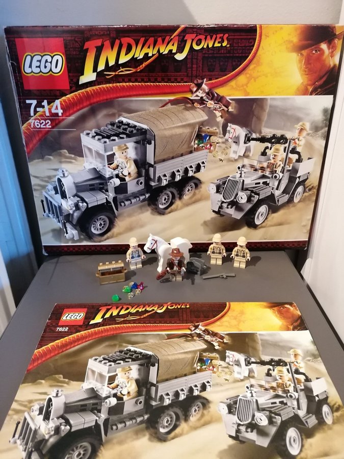 LEGO Indiana Jones 7622, komplett! , race for the stolen treasure