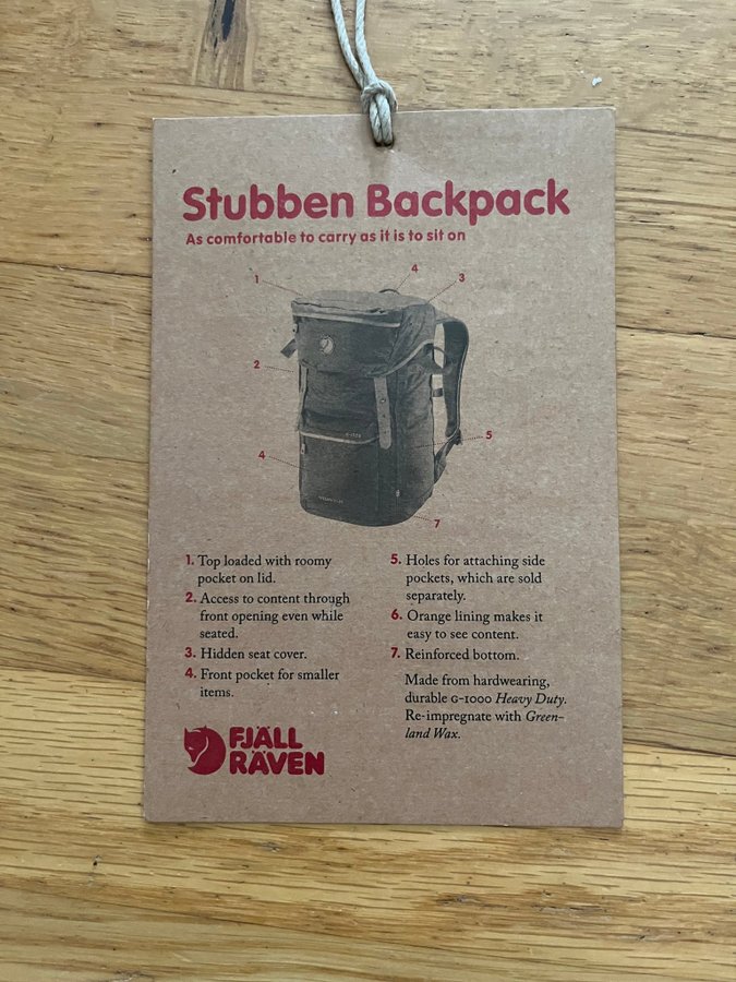 Fjällräven Stubben - ryggsäck