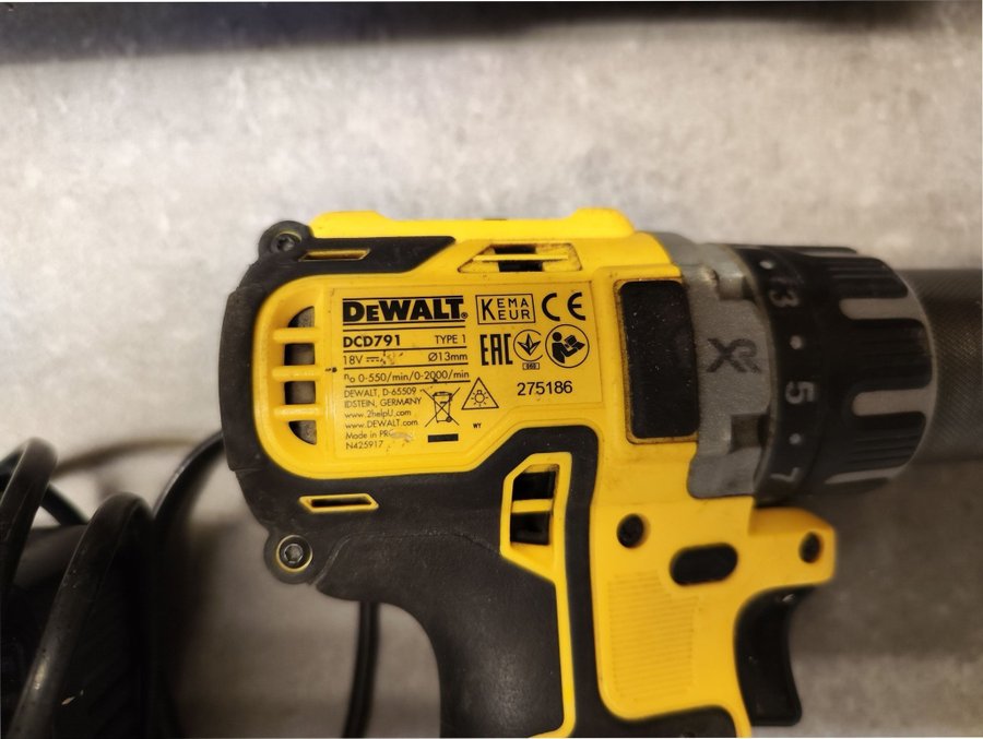 DEWALT DCD791 XR 18V skruvdragare