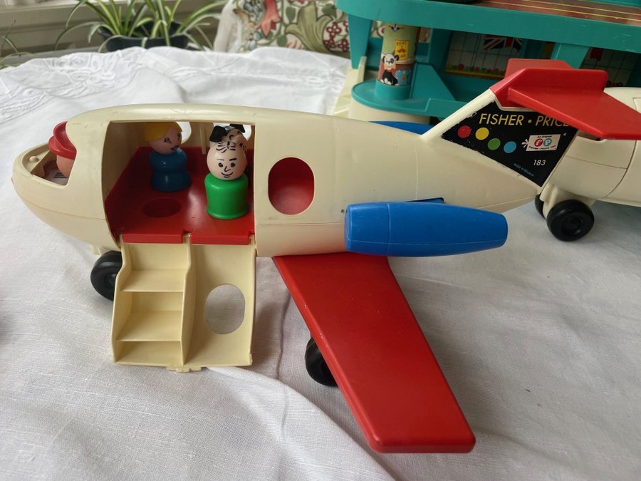 Fisher Price Flygplan- Vintage