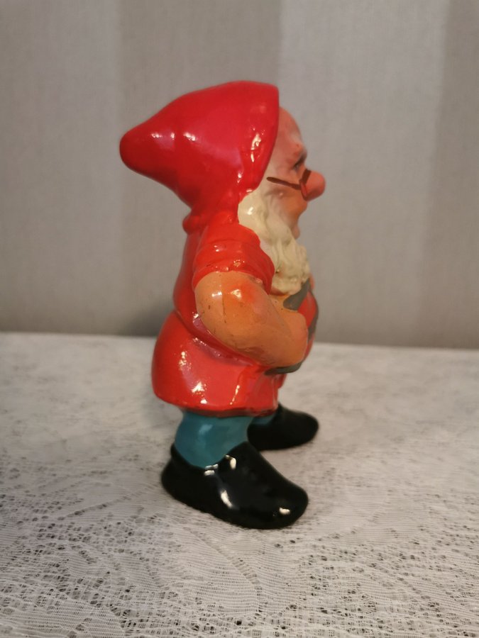 Tomtefigur i keramik.Vintage