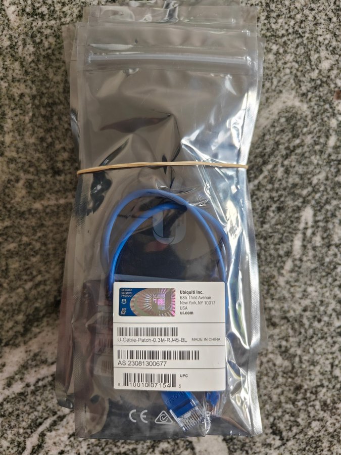 8 x Unifi Ethernet Patch RJ-45 Cat6 0.3m