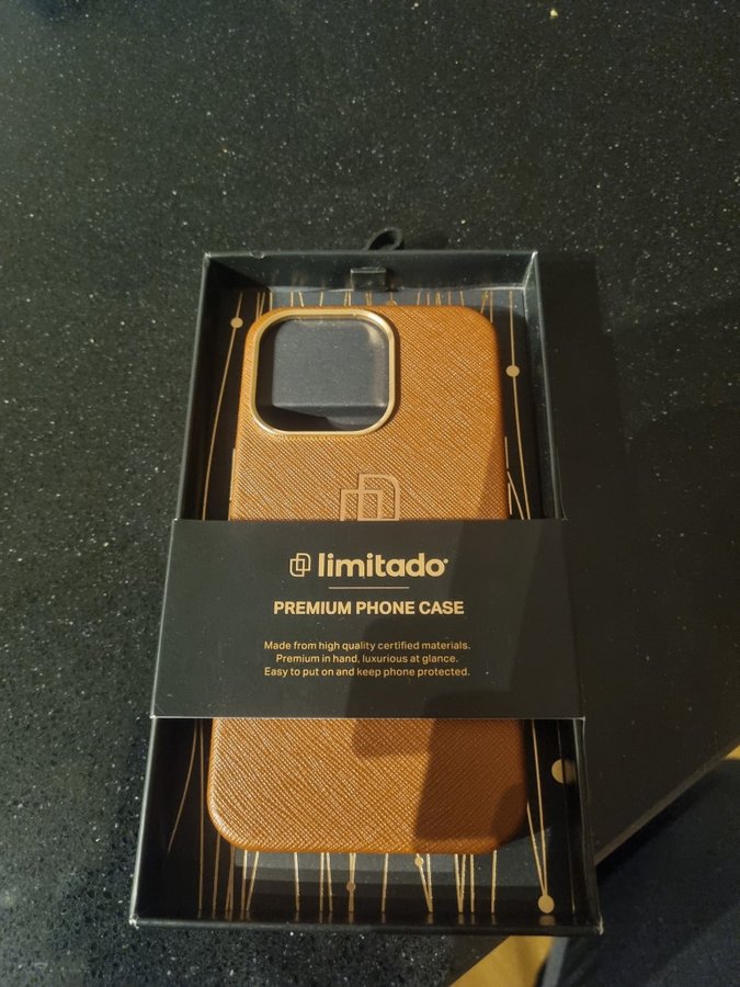 Telefonfodral Limitado PU Saffiano Brown iPhone 13 pro