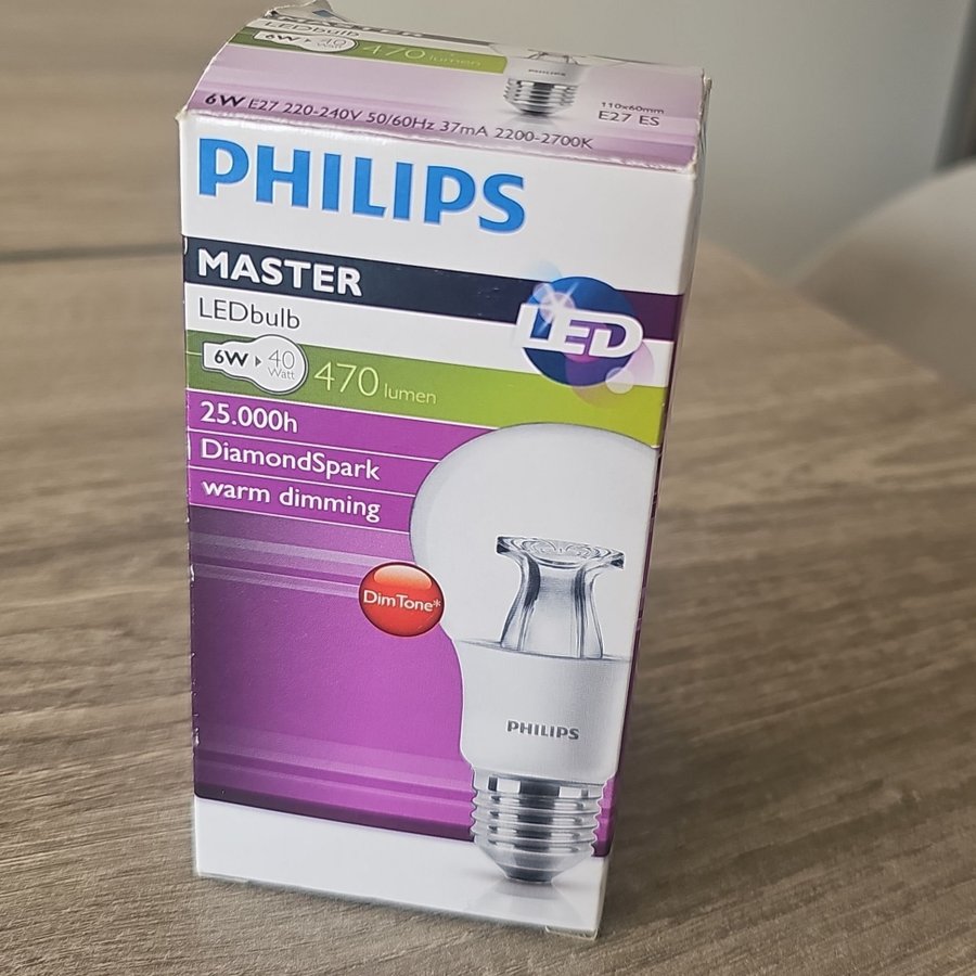 3 st PHILIPS MASTER LED Diamond spark