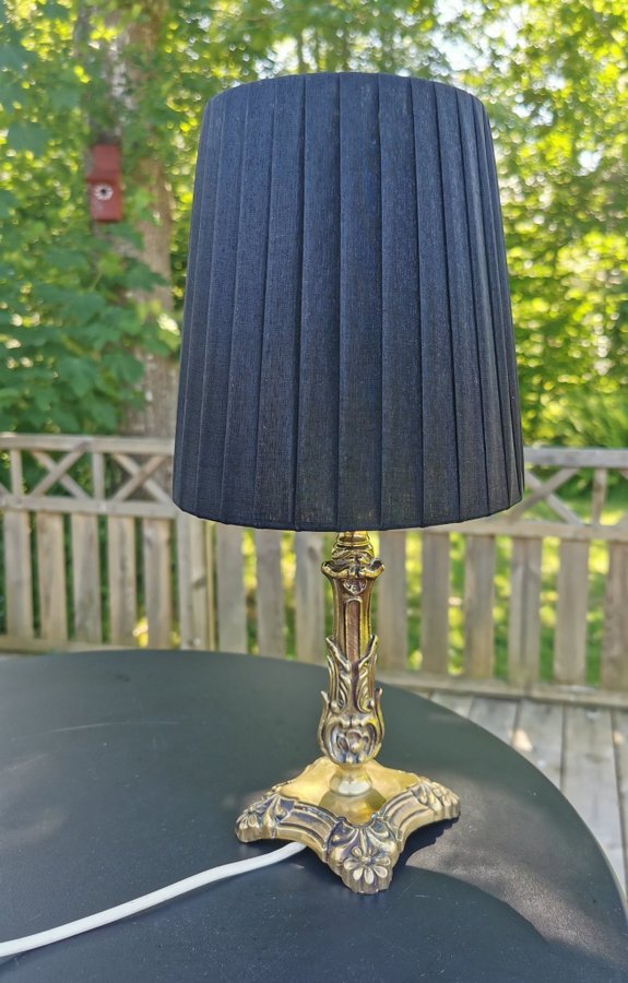 Vintage tablelamp~brass~ bordslampa i mässing~