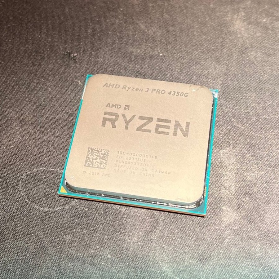 AMD Ryzen 3 PRO 4350G (defekt - skade/saknade pins)