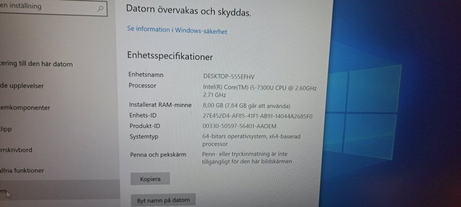 Julklappstips: Lenovo T470s vpro 7th gen