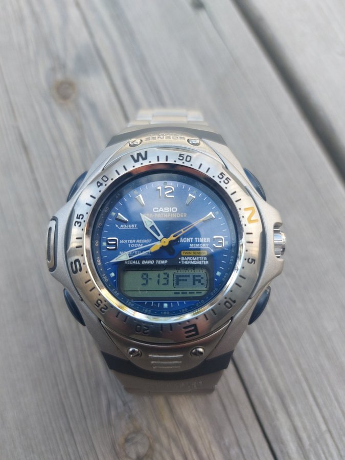 Casio Sea Pathfinder NOS oanvänd