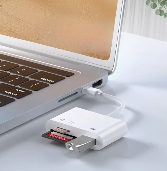 USB-C Hub med SD-kortläsare