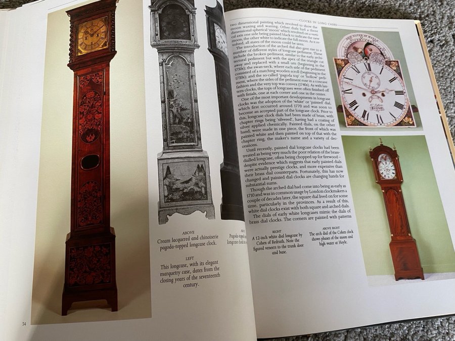 CLOCKS, bog gamle ure, Bok gamla ur, Bok klokker, Bok KLOCKOR, bordur