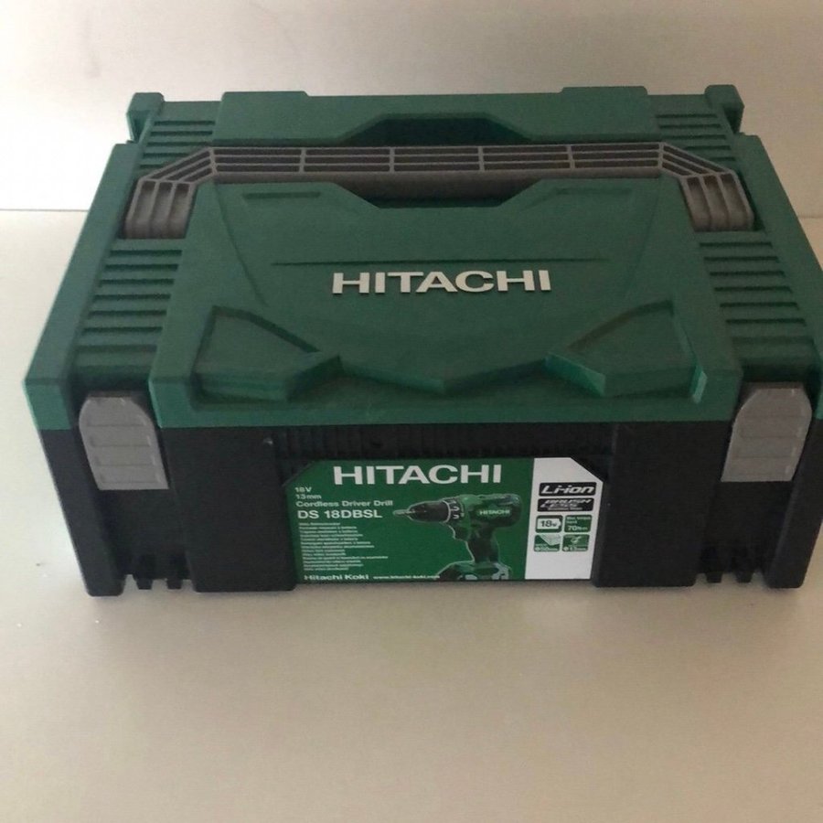 Hitachi DS 18DBSL maskin låda endast lådan