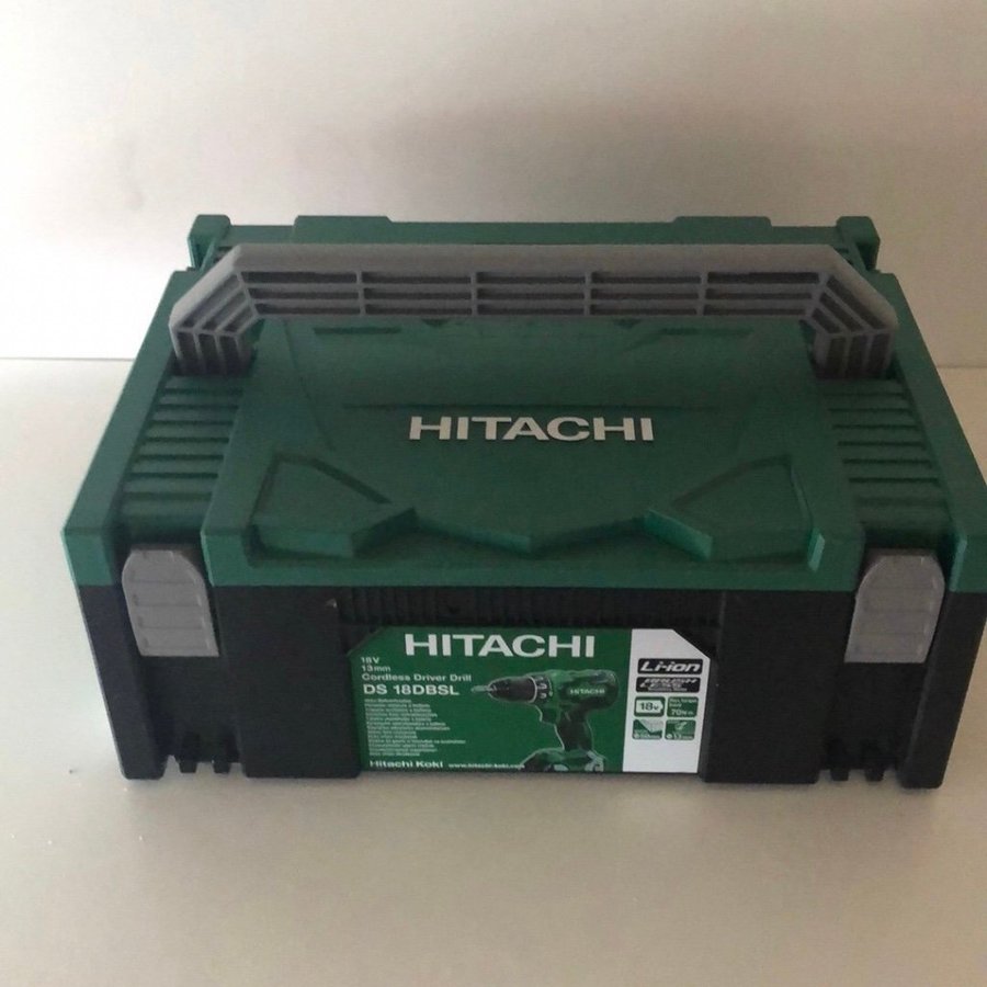 Hitachi DS 18DBSL maskin låda endast lådan