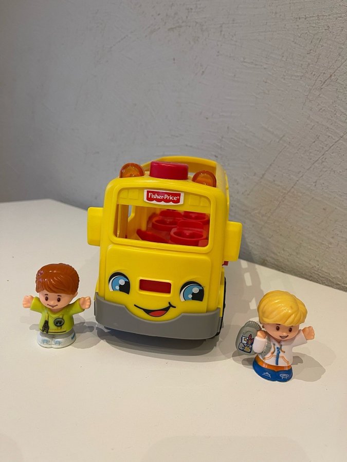 Fisher-Price Skolbuss med figurer