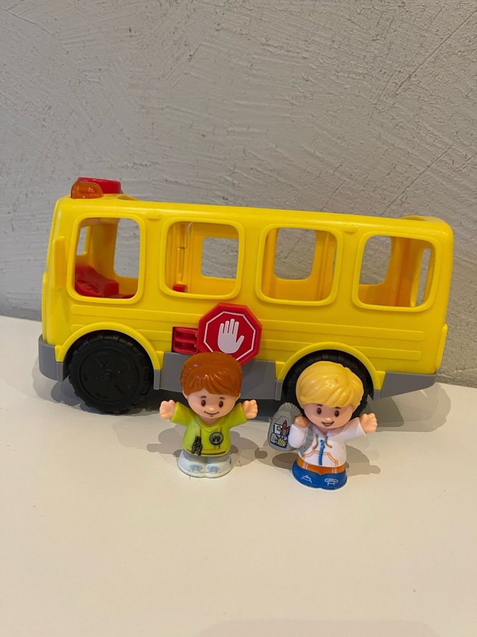 Fisher-Price Skolbuss med figurer