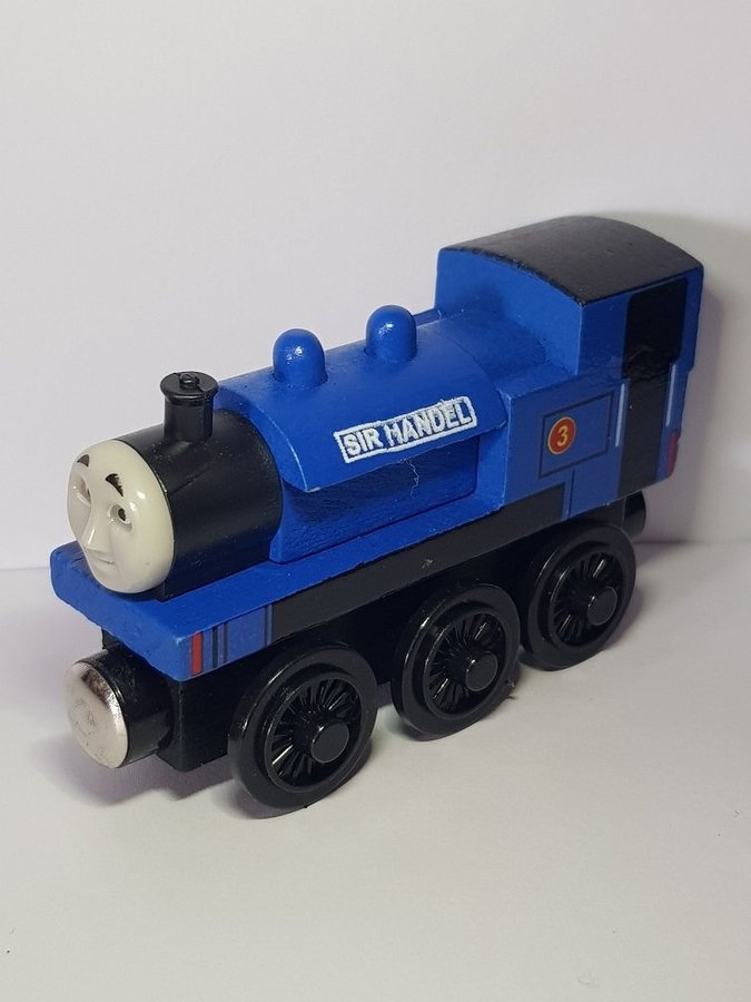 Thomas the tank engine modell tåg av trä Sir Handel