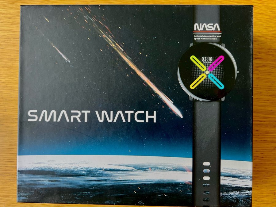 NASA Smartwatch Sport IP68 (NY  OANVÄND) med 3 armband