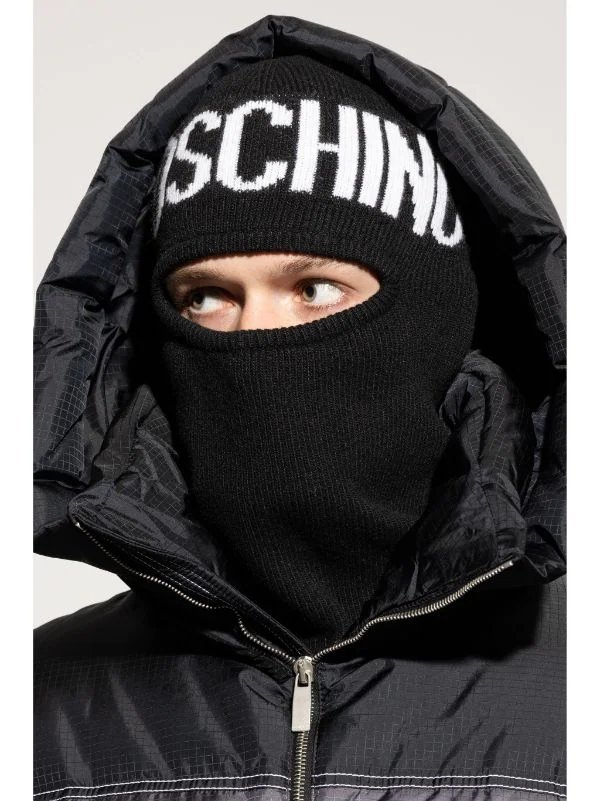 MOSCHINO ULL KASHMIR BALACLAVA MÖSSA ITALY UNISEX