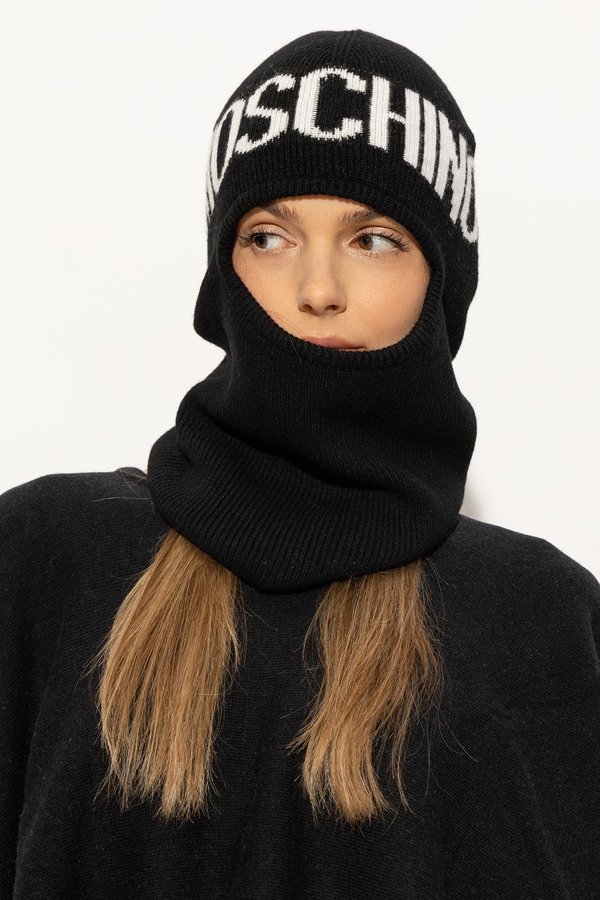 MOSCHINO ULL KASHMIR BALACLAVA MÖSSA ITALY UNISEX