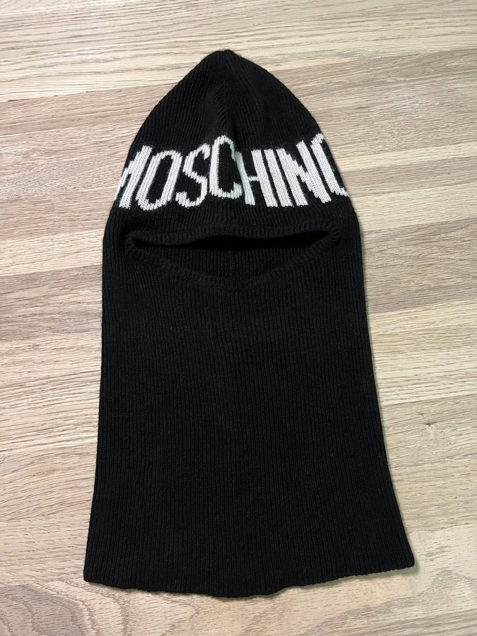 MOSCHINO ULL KASHMIR BALACLAVA MÖSSA ITALY UNISEX