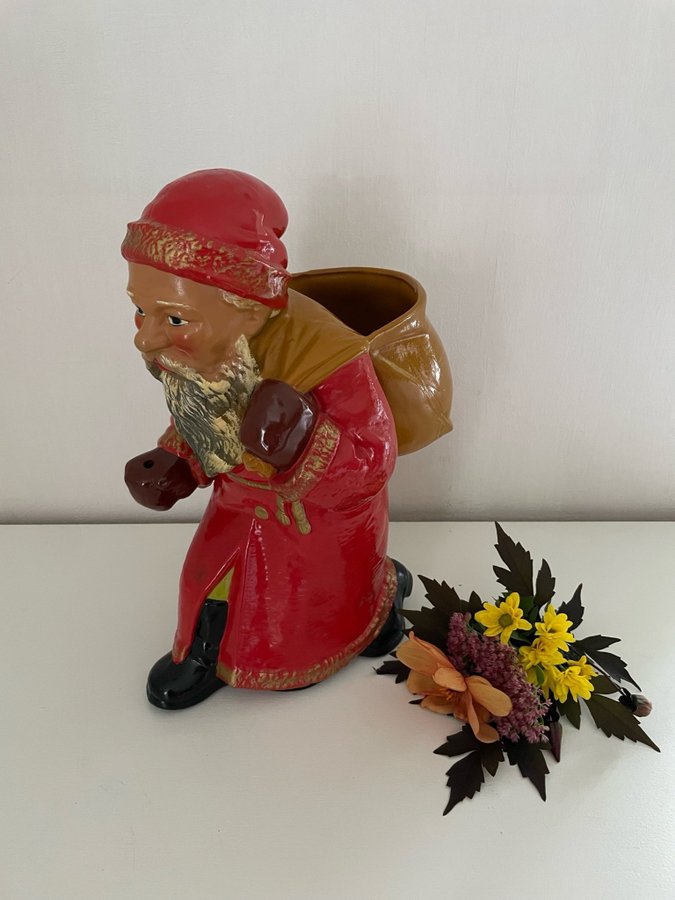 Stor och mycket fin Tysk Tomte/keramik/50-tal/vintage