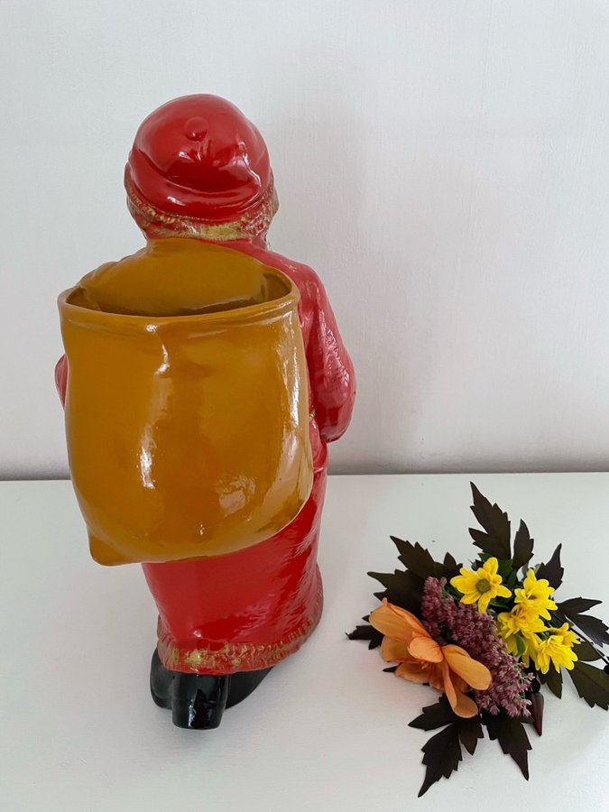 Stor och mycket fin Tysk Tomte/keramik/50-tal/vintage