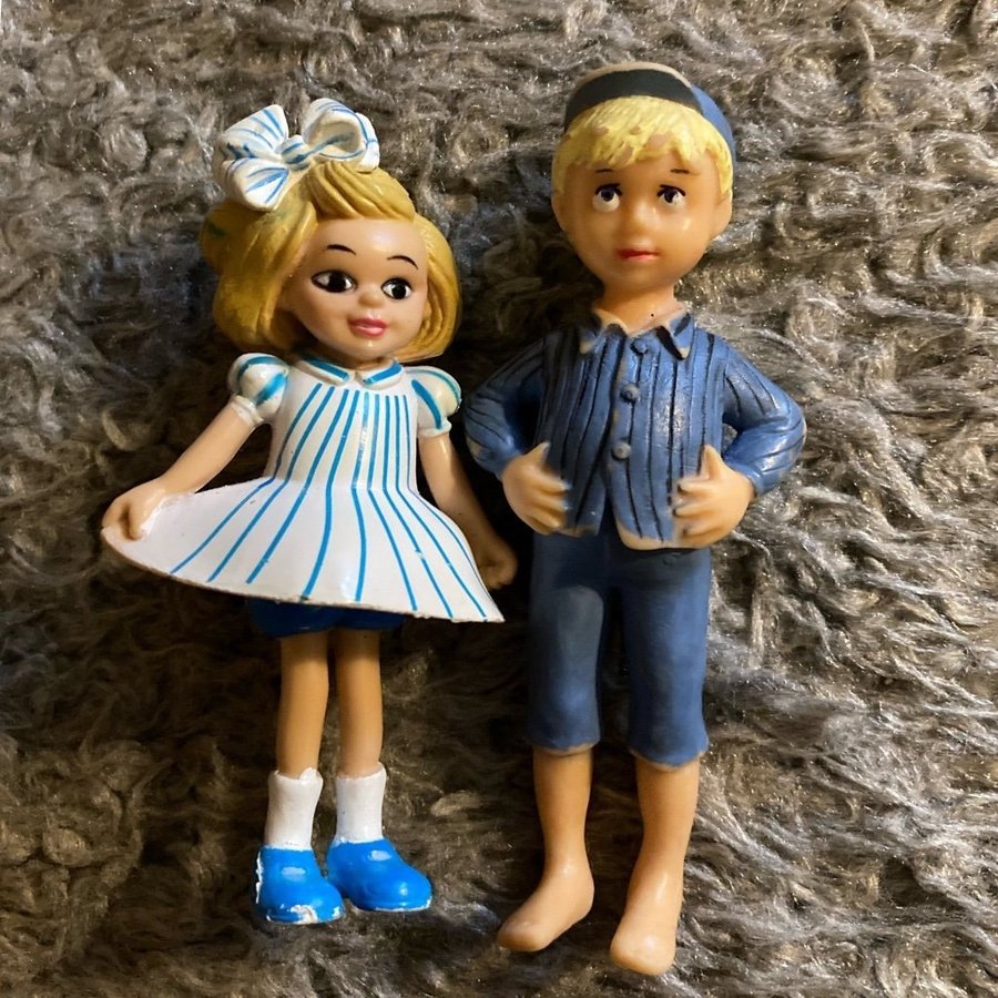 Pippi Långstrump och Emil i Lönneberga figurer Astrid Lindgren