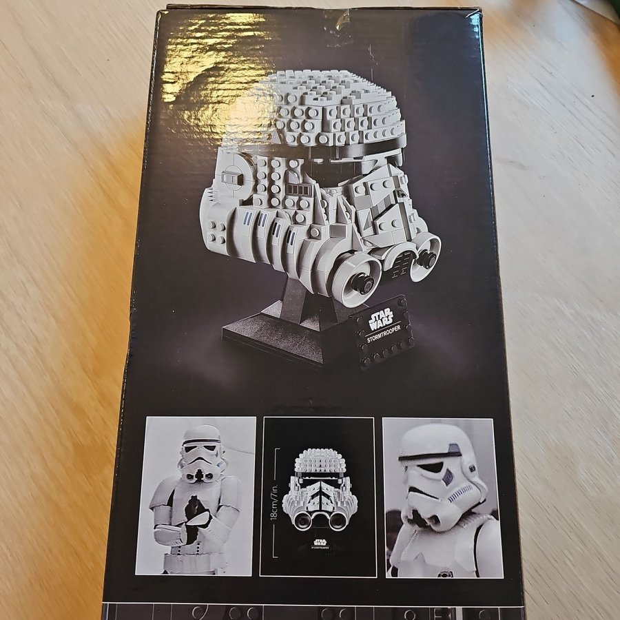 Star Wars Stormtrooper Helmet 75327 OBS! Läs beskrivning