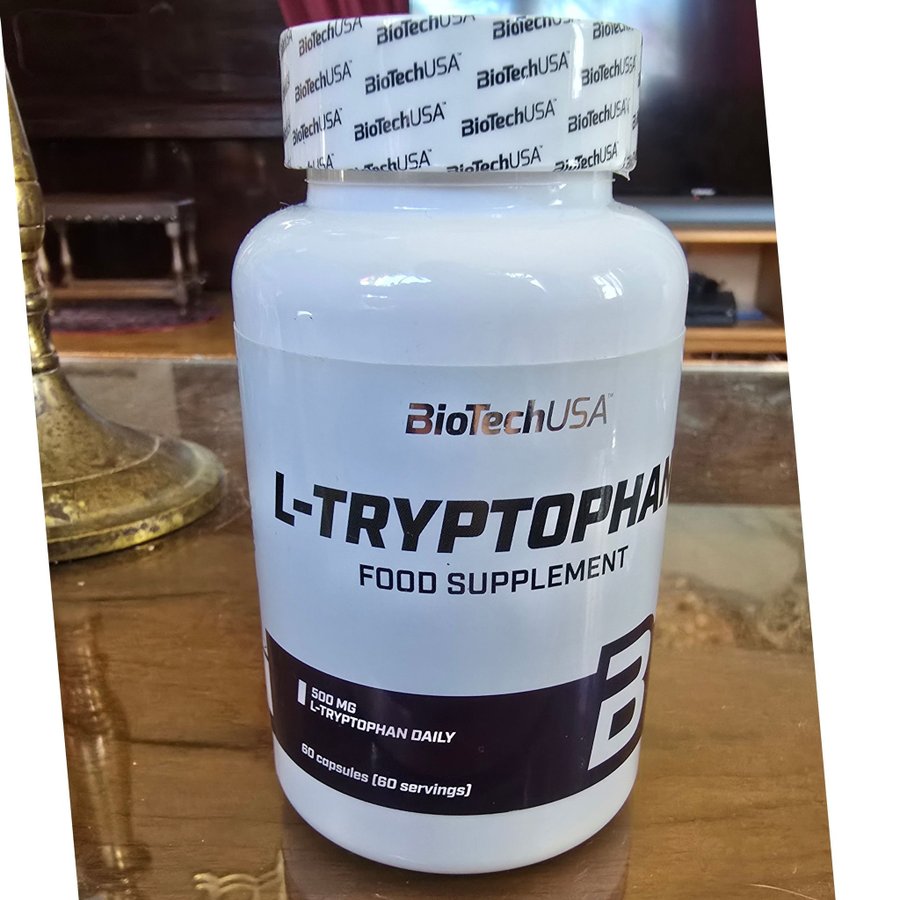 BioTechUSA L-Tryptophan 500 mg 60 kapslar