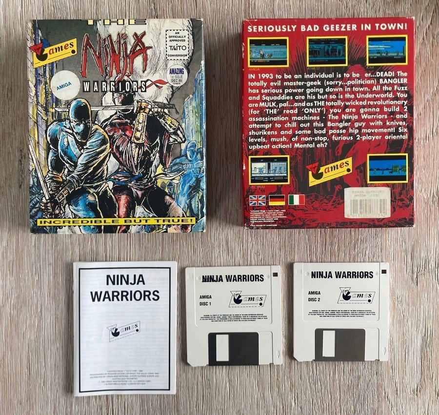 Ninja Warriors - Amiga Game