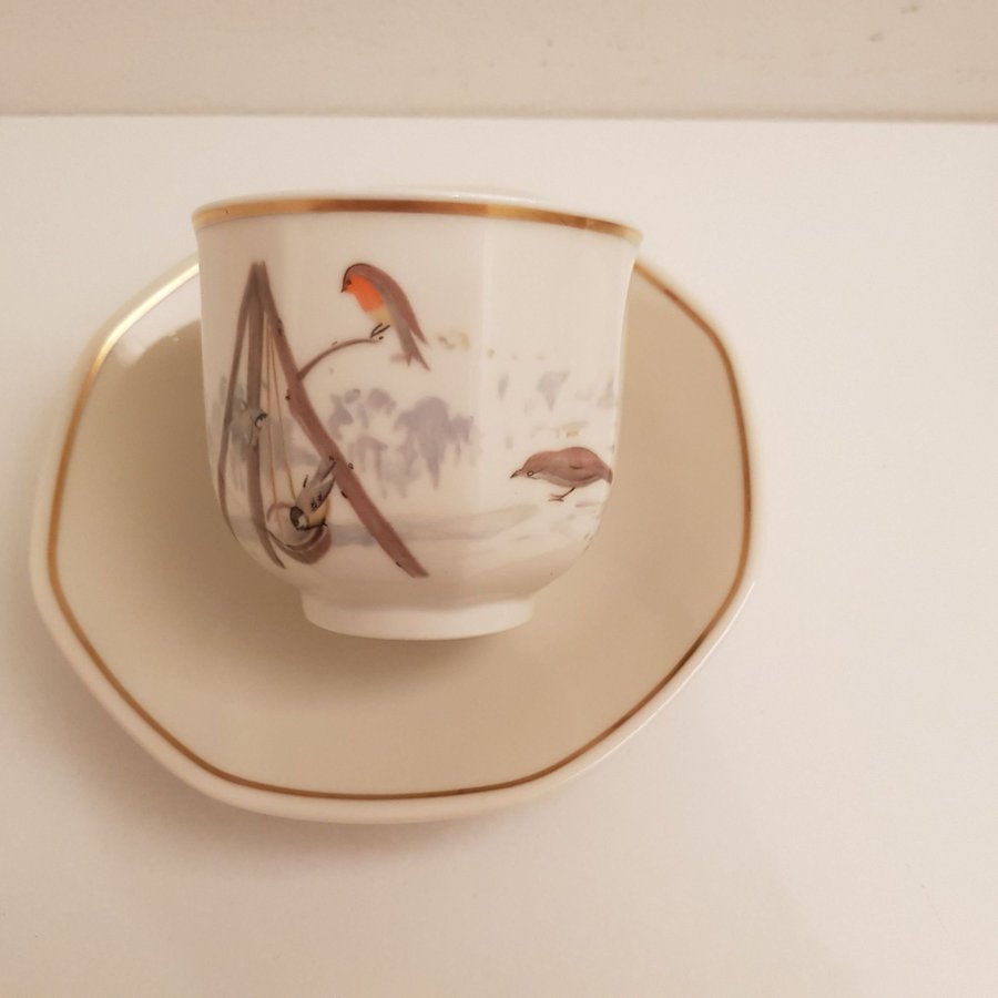 Heinrich Tyskland Villeroy  Boch Set med 1 tekopp/Kaffekopp med fat