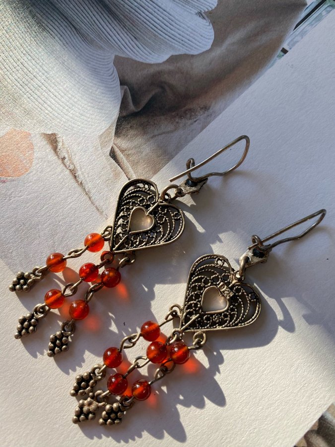 Vintage örhängen earrings Marocko Morocco sterling silver 925