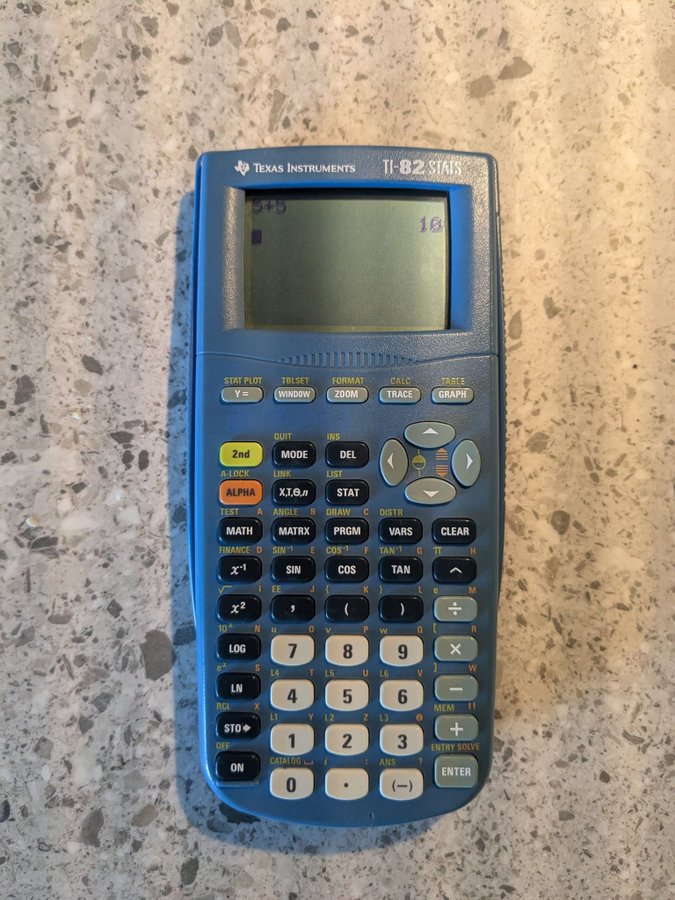 Texas Instruments TI-82 Stats